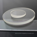 Flat glass lens manufacture